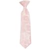 Pre Tied Blush Pink Paisley Boys Tie Age 4-7