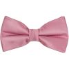 Pre Tied Dusty Pink Satin Boys Bow Tie Age 8-11