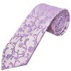 Cadbury Purple Floral Classic Men's Tie