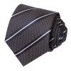 Navy Fine Stripe Classic Men's Silk Tie