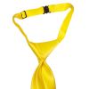 Pre Tied Sunshine Yellow Satin Boys Tie and Pocket Square Set Age 4-7