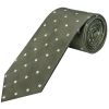 Olive Large White Spot Classic Men's Tie