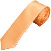 Peach Diamond Skinny Men's Tie