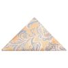 Peach and Blue Paisley Pocket Square
