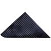 Pre Tied Navy and White Polka Dot Boys Bow Tie and Pocket Square Set Age 4-7