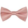 Pre Tied Dusty Rose Twill Silk Boys Bow Tie Age 4-7
