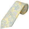 Yellow and Blue Paisley Classic Men's Tie