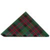 Green and Red Tartan Silk Pocket Square