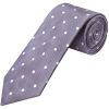 Mauve Large White Spot Classic Men's Tie