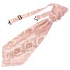 Rose Quartz Paisley Men's Cravat Tie