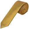Mustard Yellow Silk Twill Skinny Mens Tie