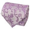 Lavender Floral Classic Men's Tie