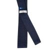 Navy Knit Skinny Men's Tie
