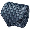 Slim Blue Squared Men's Tie