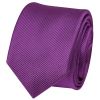 Cadbury Purple Silk Twill Skinny Mens Tie