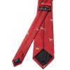 Red Wine Dog Head Classic Men's Tie