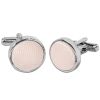 Blush Polka Dot Cufflinks