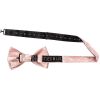 Rose Quartz Paisley Handmade Mens Bow Tie