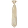 Pre Tied Champagne and White Polka Dot Boys Tie and Pocket Square Set Age 4-7