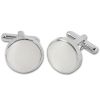 Plain Off White Cufflinks