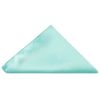 Pre Tied Plain Aqua Boys Bow Tie and Pocket Square Set Age 8-11