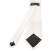 Plain White Satin Classic Men's Tie