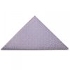 Purple Self Floral Textured Silk Pocket Square