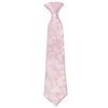 Pre Tied Light Dusty Pink Floral Boys Tie and Pocket Square Set Age 4-7