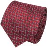 Slim Red Swirl Men's Tie