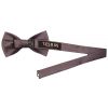 Plain Mauve Satin Silk Mens Bow Tie