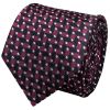 Slim Pink Geometric Men's Tie
