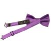 Pre Tied Cadburys Purple Boys Bow Tie Age 18 Months-3 Years