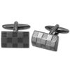Black Textured Cufflinks