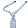 Pre Tied Dusty Blue Satin Boys Tie Age 4-7
