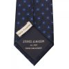 Navy with Royal Blue Mini Flower Classic Men's Tie