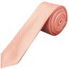 Peach Textured Skinny Tie