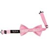 Pre Tied Blush Pink Twill Silk Boys Bow Tie Age 8-11