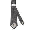 Black Mini Paisley Classic Men's Silk Tie