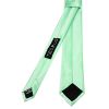 Plain Seafoam Green Boys Satin Skinny Tie