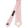 Plain Dusty Rose Silk Skinny Boys Tie and Pocket Square Set