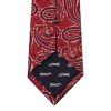 Burgundy Paisley Classic Men's Silk Tie