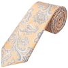 Peach and Blue Paisley Classic Men's Tie