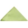Plain Satin Light Sage Pocket Square