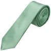 Plain Seagrass Boys Satin Skinny Tie and Pocket Square Set