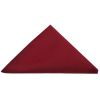 Plain Maroon Satin Classic Men's Tie and Pocket Square Set