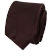 Burgundy Silk Twill Skinny Mens Tie