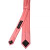 Plain Light Coral Pink Satin Skinny Boys Tie and Pocket Square Set