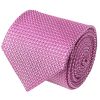 Hot Pink Textured Classic Tie and Pocket Square Set