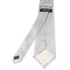 Silver with White Spot Silk Classic Tie and Pocket Square Set