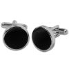 Plain Black Cufflinks